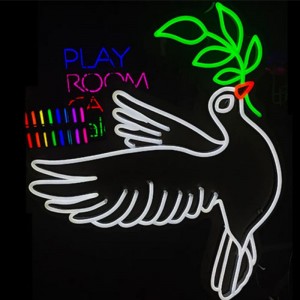 Custom dove neon sign brighter3
