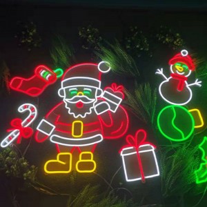 Santa Claus Neon sign Christma2