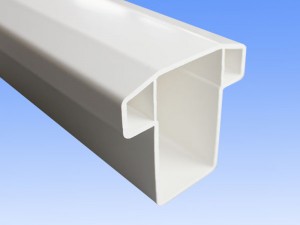 PVC plotový profil