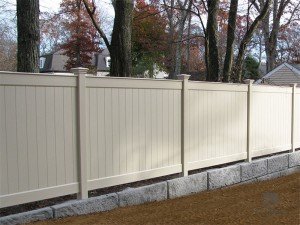 Gard de confidențialitate complet PVC FenceMaster FM-102 pentru grădină și casă