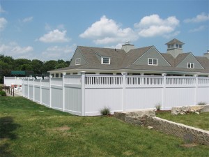 PVC Semi Privacy Fence FenceMaster FM-201 With Picket Top