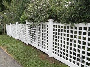 PVC квадратна решетъчна ограда FM-701