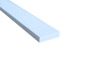 3/8"x1-1/2" ဆယ်လူလာ PVC ဗီနိုင်းပြား ပရိုဖိုင်