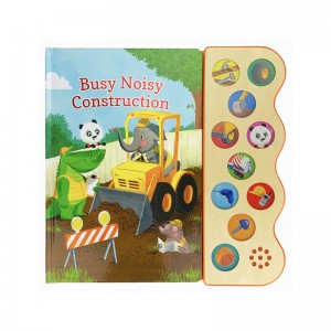 Children Sound Push Button Baby Learn Board Electronic Audio Books