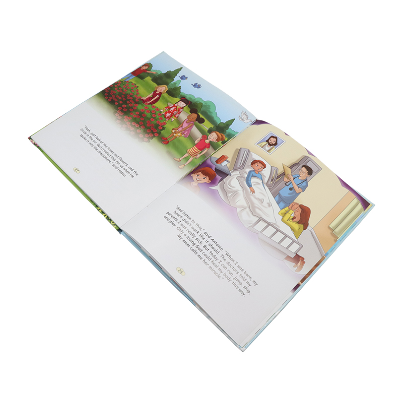Gepasmaakte Engels vir kinderkleurplakkers kinders pop-up boek Uitgestalde beeld