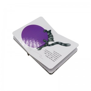 Fabriek pasgemaakte kinderbordboekuitgewerye drukdienste kinders karton lift flap boek