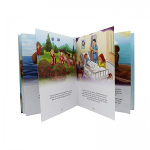 Uşaqlar üçün xüsusi hazırlanmış İngilis dili rəngli stikerlər, uşaqlar açılır kitab