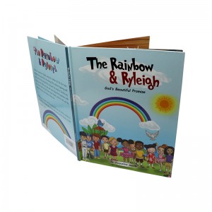Llibre emergent d'adhesius de color en anglès personalitzat per a nens
