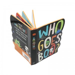 Fabriek pasgemaakte kinderbordboekuitgewerye drukdienste kinders karton lift flap boek