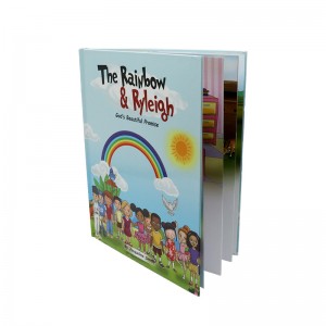 Прилагодени налепници за деца во боја на англиски јазик за деца кои се појавуваат книга