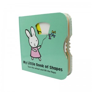 Inglese personalizzato per adesivi colorati per bambini libro pop-up per bambini