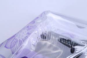 Makeup prozirna torba s patentnim zatvaračem