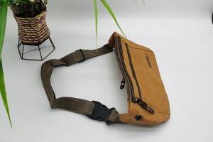 beg pinggang warna coklat