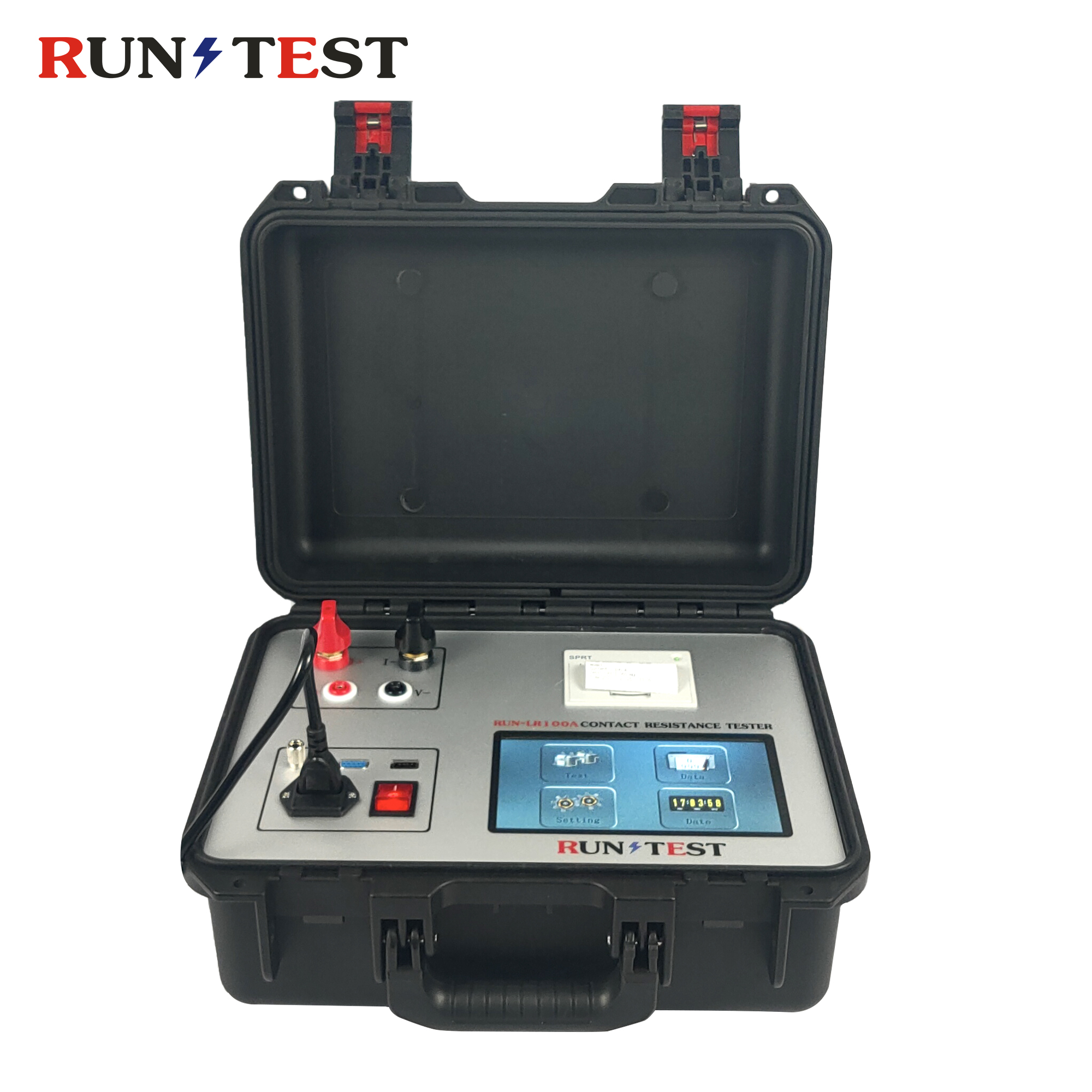 Circuit Breaker Switchgear Contact Loop Resistance Tester 100A