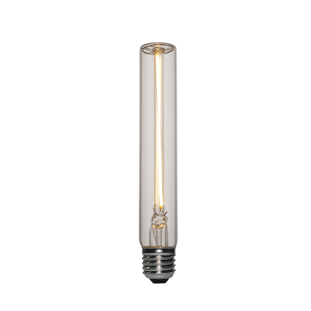 LED Clear light bulb Tubolar T30 E27 Dimmable Flat Top
