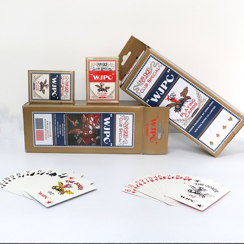 Casino Playing Cards With Black Core Paper