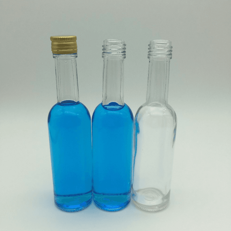 Cheapest PriceJuice Glass Bottle -  50ml  mini wine liquor glass bottle with screw cap – Wan Xuan