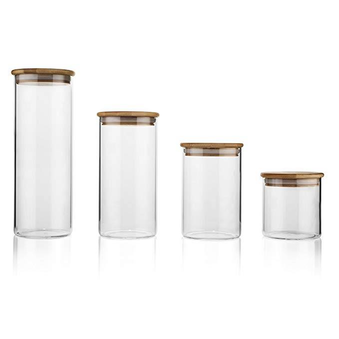Glass Kitchen Canister for Food Storage