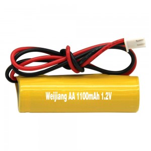1.2V 1100mAh uitgang teken noodlig NiCad AA Battery
