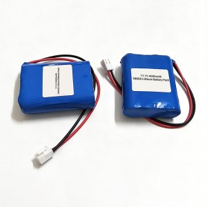 11,1V 2200mAh 18650 batteripakke til infusionspumpe