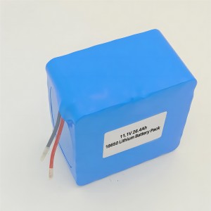 11.1V 26.4Ah 18650 Lithium Battery Pack mo nga Waka Hiko Kainga ohorere