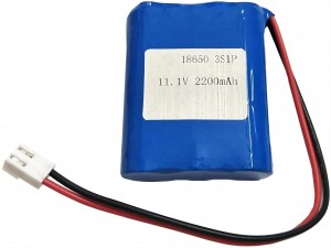Pacote de bateria de lítio 11,1V 4000mAh 18650 para dispositivos médicos