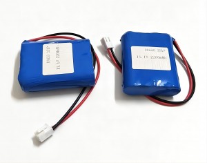 Pacote de bateria de lítio 11,1V 4000mAh 18650 para dispositivos médicos