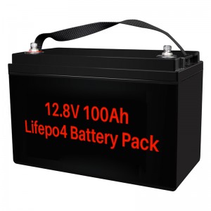 Pecyn Batri 12.8V 100Ah Lifepo4 ar gyfer Pŵer Solar