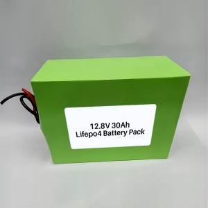 12,8V 30Ah Lifepo4 batteripakke