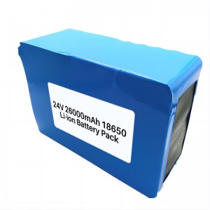 24V 26000mAh 18650 Li-ion batteripakke