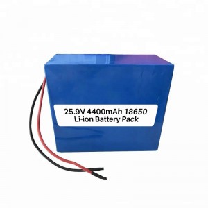 25,9V 4400mAh 18650 Li-ion batteripakke