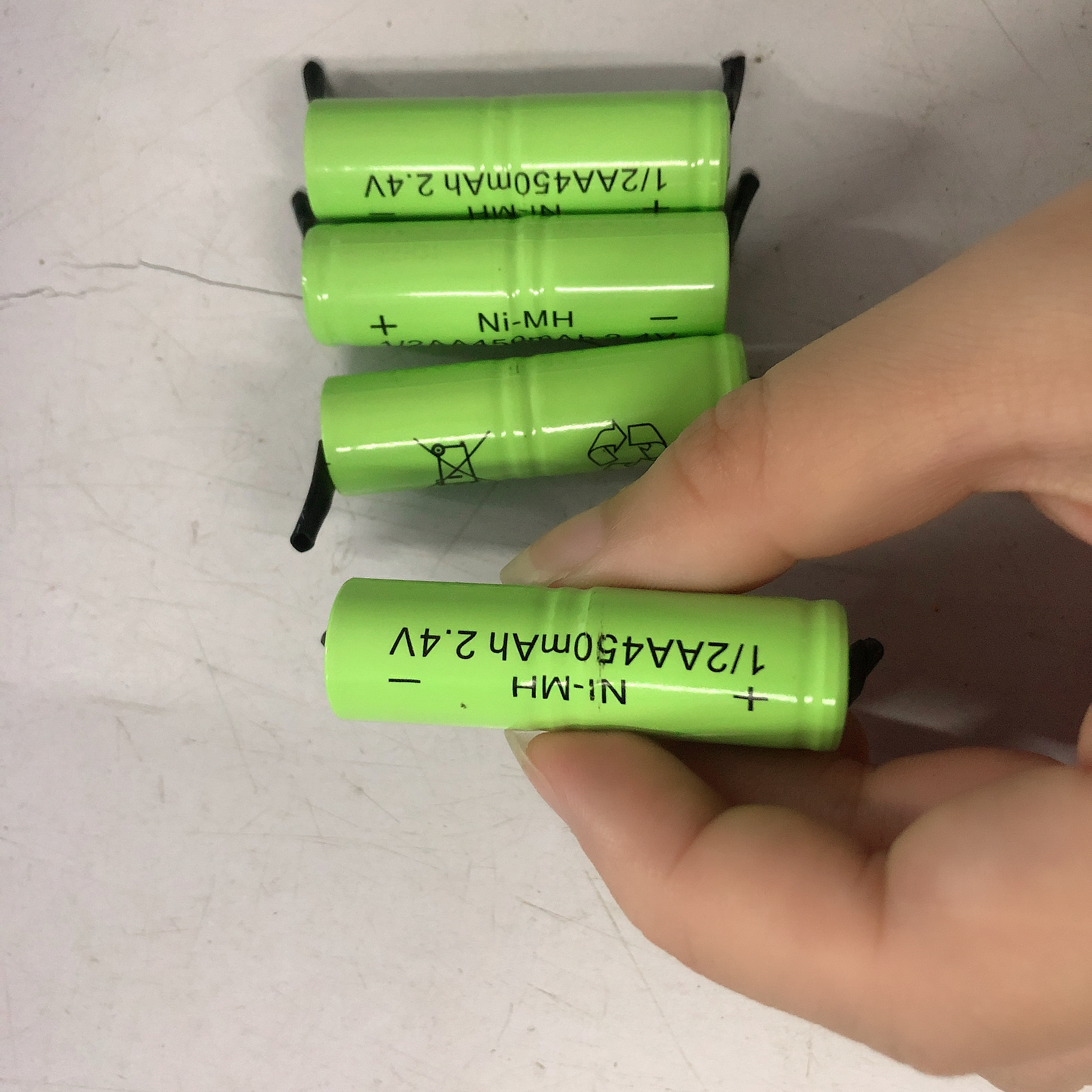 nimh baterya 2.4v 450mah custom na mga tagagawa |Kapangyarihan ng Weijiang