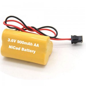 3,6V 900mAh Ni-Cd nødutgangslysbatteri