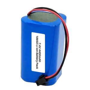 7,4 V 4400 mAh 18650 Li-ion batterijpakket voor spotlight