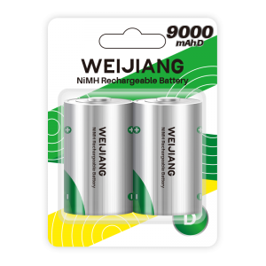 Bottom price Rechargeable Nimh Battery - 1.2v 9000mAh D Size NiMH Battery | Weijiang Power – Weijiang
