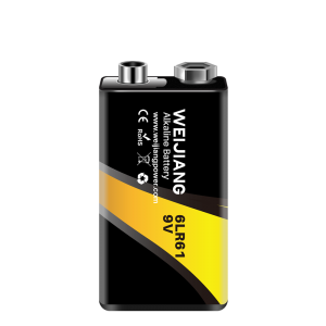 Bateria alcalina 6LR61 de 9V