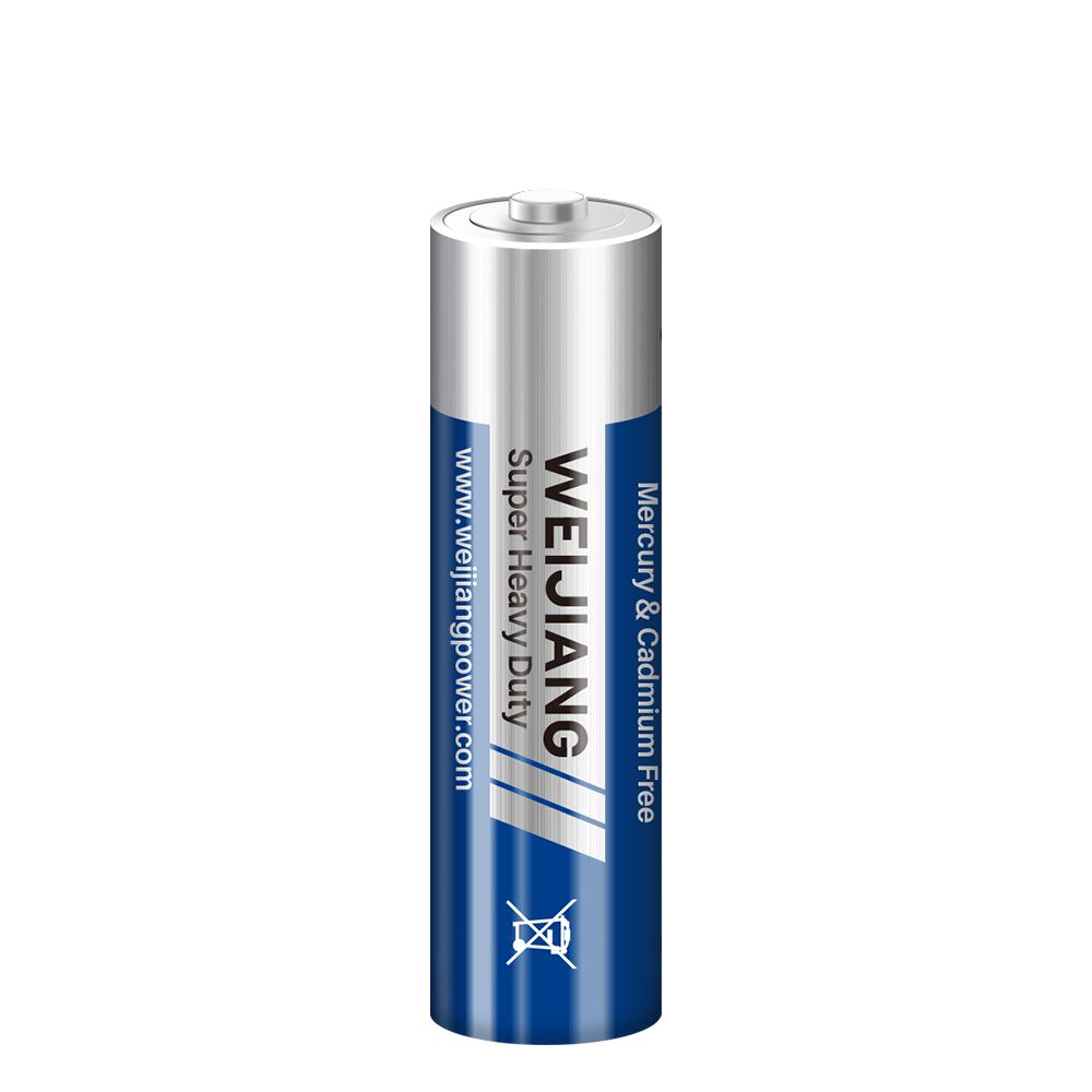 Bateria AA de zinc-carbon R6