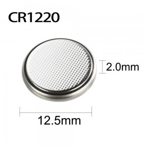 CR1220 लिथम कॉइन सेल |Weijiang पॉवर