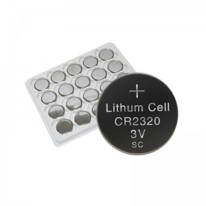 CR2320 litiozko txanpon-zelula |Weijiang boterea