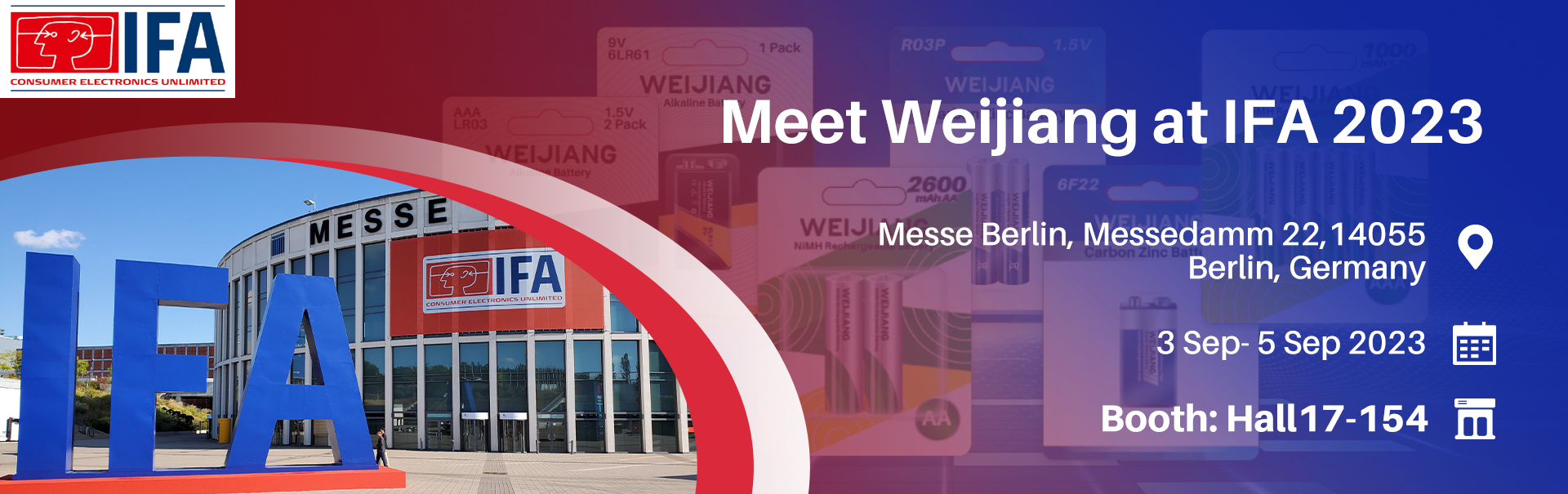 IFA 2023 | Meet Weijiang in IFA 2023, Berlin | WEIJIANG