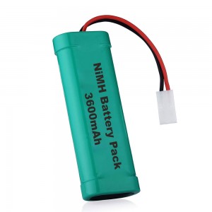 7.2V 3600mAh herlaaibare 6-sel NiMH RC batterypak