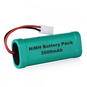 6-ogniwowy akumulator NiMH RC o napięciu 7,2 V i pojemności 3600 mAh