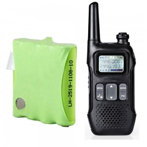 Paquet de bateries NiMH de ràdio walkie talkie bidireccional AAA Midland de 3,6 V 800 mAh