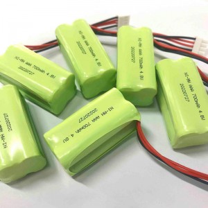 Pachet baterie NIMH 4.8v 700mah aaa-Baterie personalizată |Weijiang