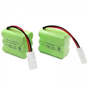 7.2V 1500mAh Ni-Cd Rechargeable AA Battery Packs for RC Trucks, Electric Toys