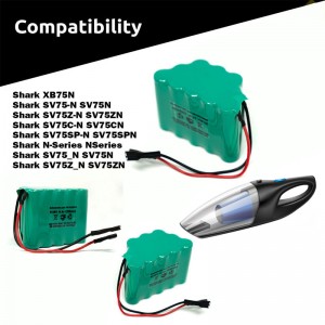 Vacuum Cleaner AA Nimh Battery Pack 14.4v 1200mah