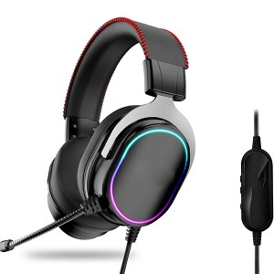 Wholesale Gaming Headset Uban ang MIC alang sa PC Over-Ear Surround Sound 7.1 Reality|Wellyp