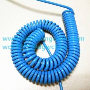 UL21328 TPU TPE Coiled Cable Spiral Cable Curly Cable Elastic Cable