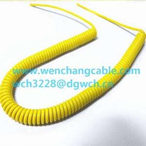 UL21329  PVC insulation TPU Jacketed Cable  Cable Spiral Cable Water-resistant Oil-resistant