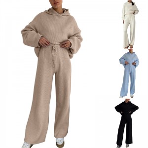 Sports Suits For Women 2 Pieces Set Sweatshirt Sweatpants Wholesale Manufacturer